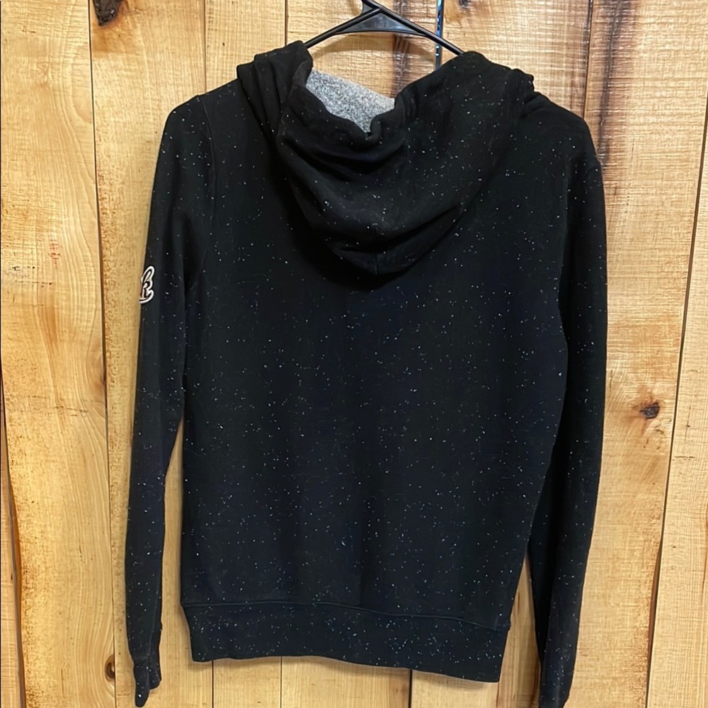 PINK Victoria's Secret Black 3/4 Zip Hoodie Sweater - Picture 4 of 4